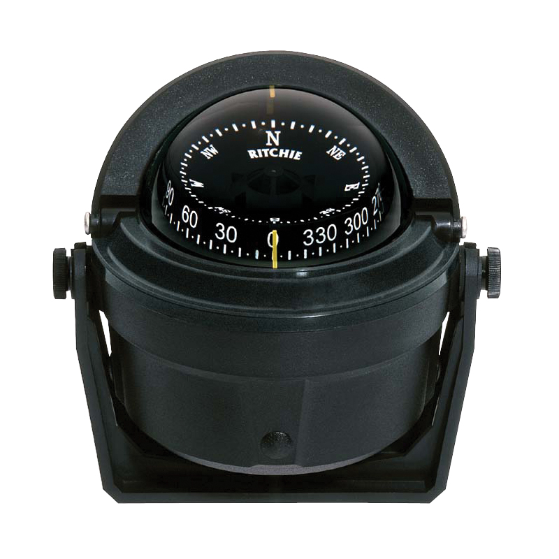 Compass Voyager B-81, SOLAS/MED, with bracket mount, Black image